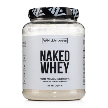 Vanilla Whey Protein Powder | Naked Vanilla Whey - 2LB